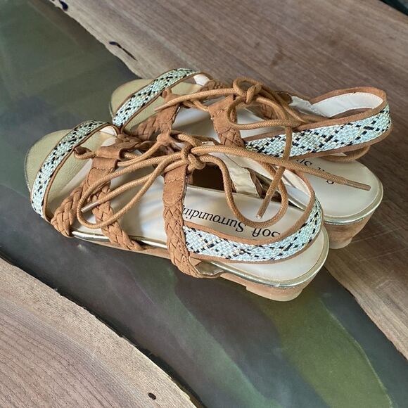 SOFT Surroundings Myra Braided Strap Sandals NWT - Picture 5 of 8